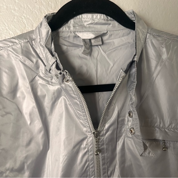 Chrome Silver Old Navy Sport Jacket Medium - Picture 3 of 3